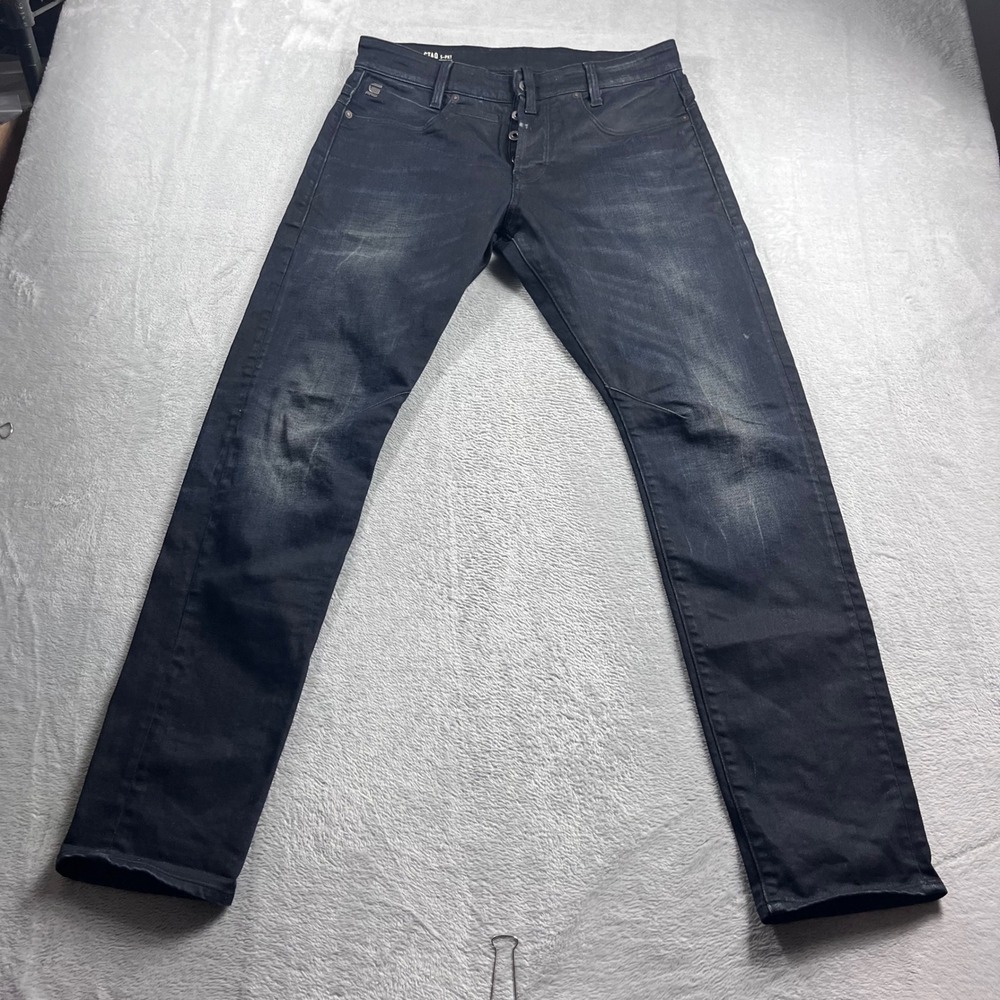G-Star RAW D-Staq 5-PKT Tapered Black Jeans Mens 31x32 D06760-8466-89